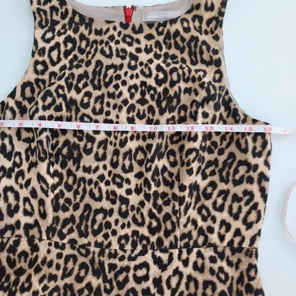 Banana Republic Sleeveless Leopard Print Peplum Top NWOT - Picture 2 of 8